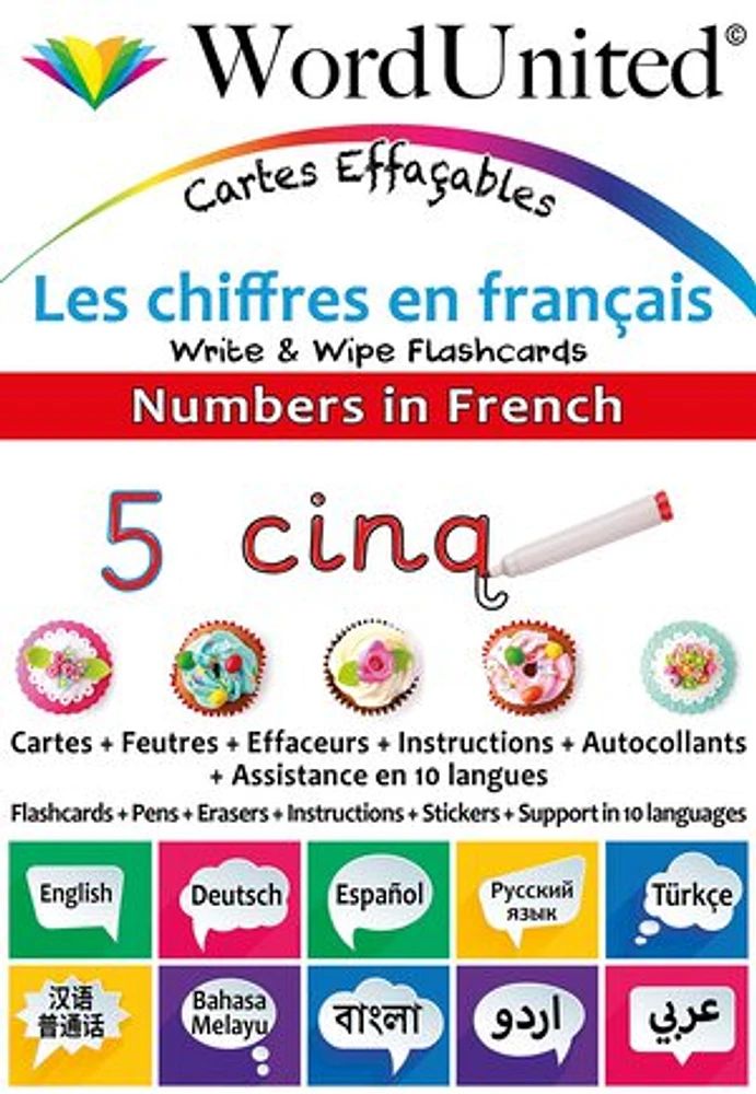 Numbers In French - Write & Wipe Flashcards