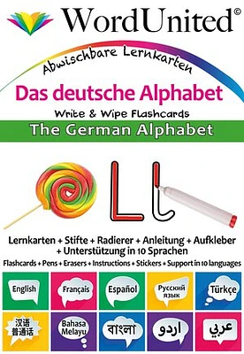 The German Alphabet - Write & Wipe Flashcards