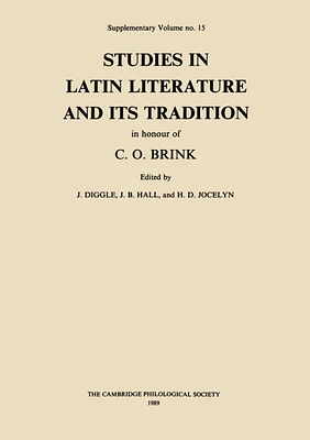 Studies in Latin Literature and Its Tradition