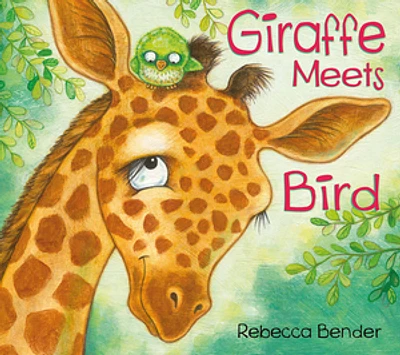 Giraffe Meets Bird