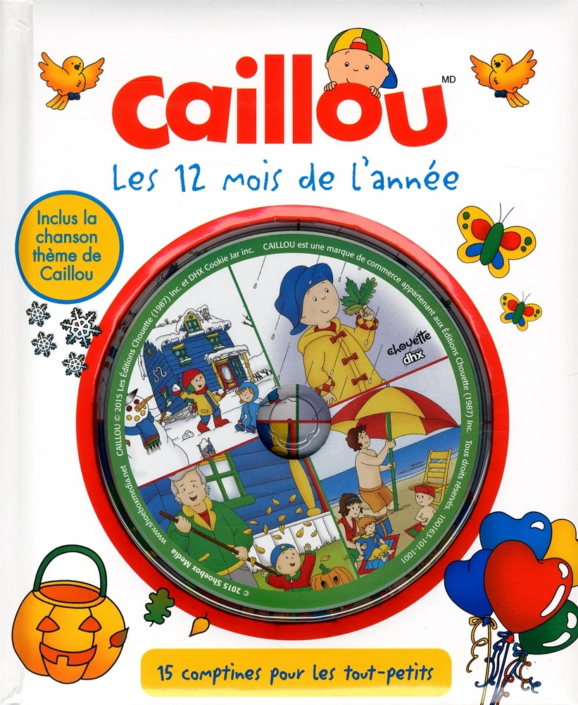 Caillou : Les 12 mois de l'année