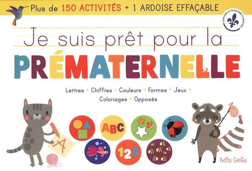 Je suis prêt pour la prématernelle