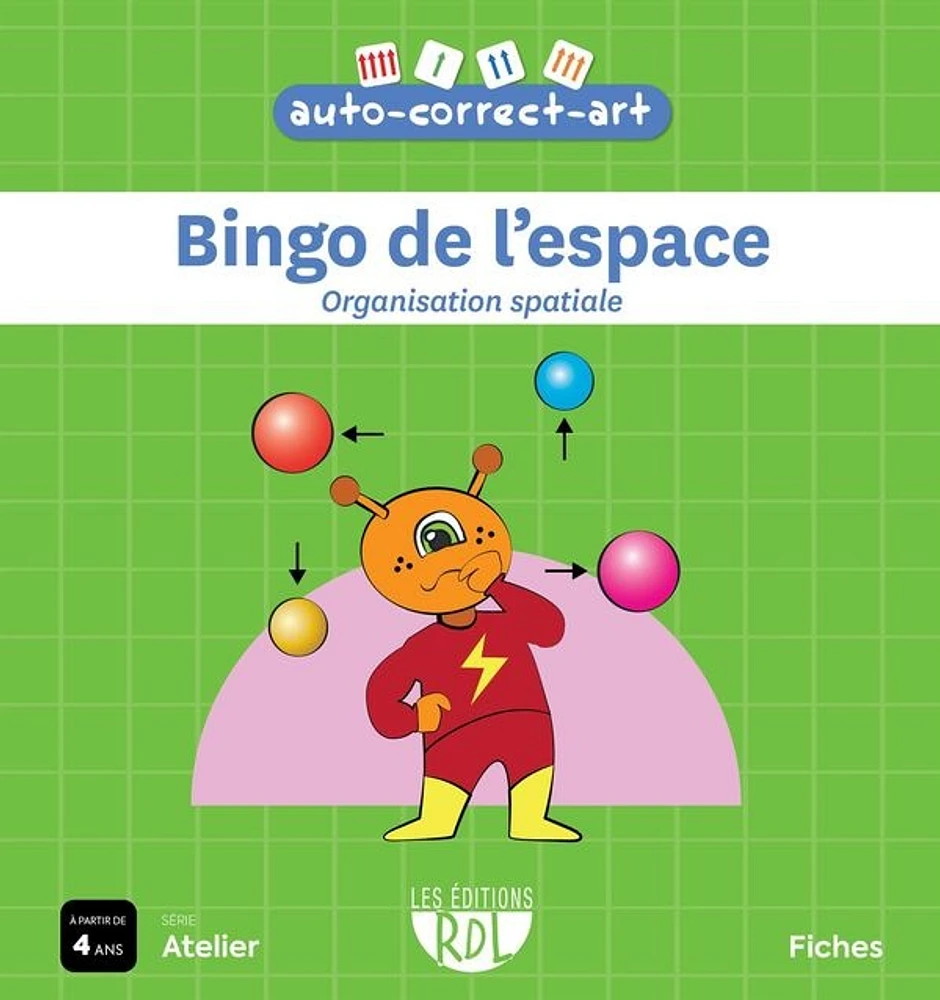 Bingo de l'espace - Organisation spatiale