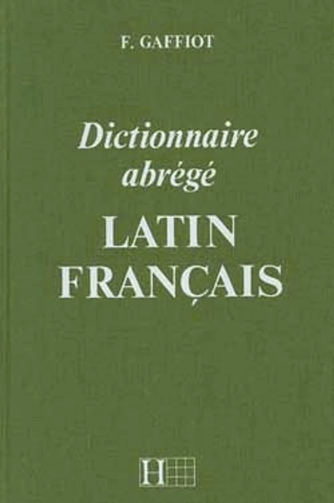 Dictionnaire abrégé latin-français