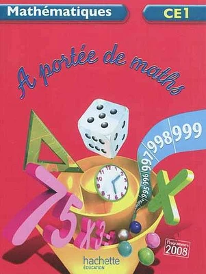 A portée de maths, mathématiques CE1: livre élève