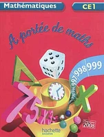 A portée de maths, mathématiques CE1: livre élève