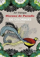 Oiseaux de paradis.100 coloriage anti-stress