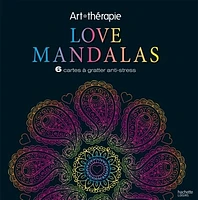 Love Mandalas : 6 cartes à gratter