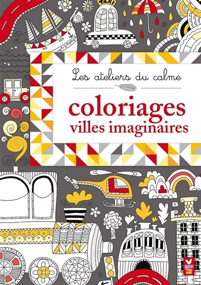 Coloriages villes imaginaires