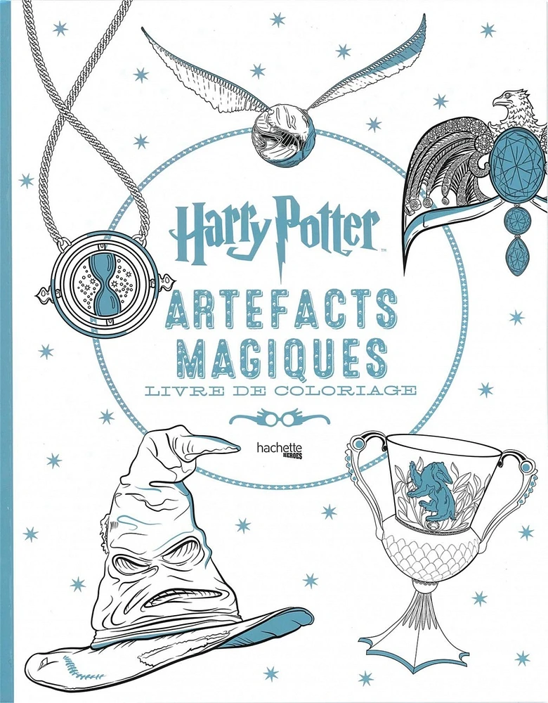 Harry Potter : artefacts magiques : livre de coloriage