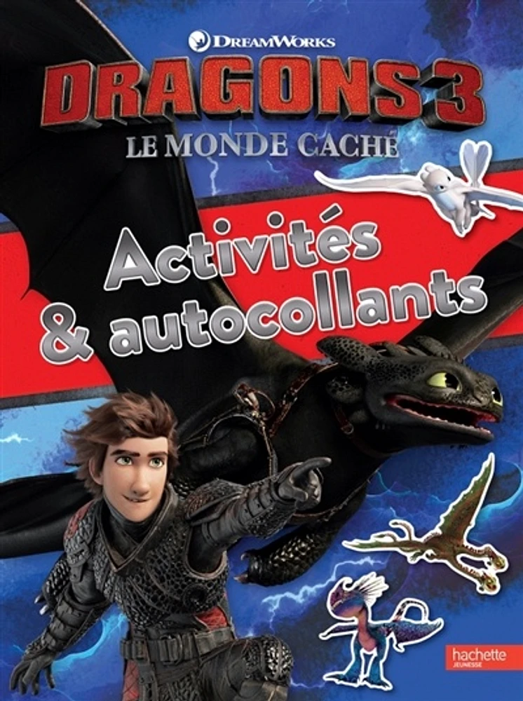 Dragons 3, le monde caché : activités et autocollants