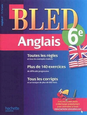 Bled anglais 6e, 11-12 ans