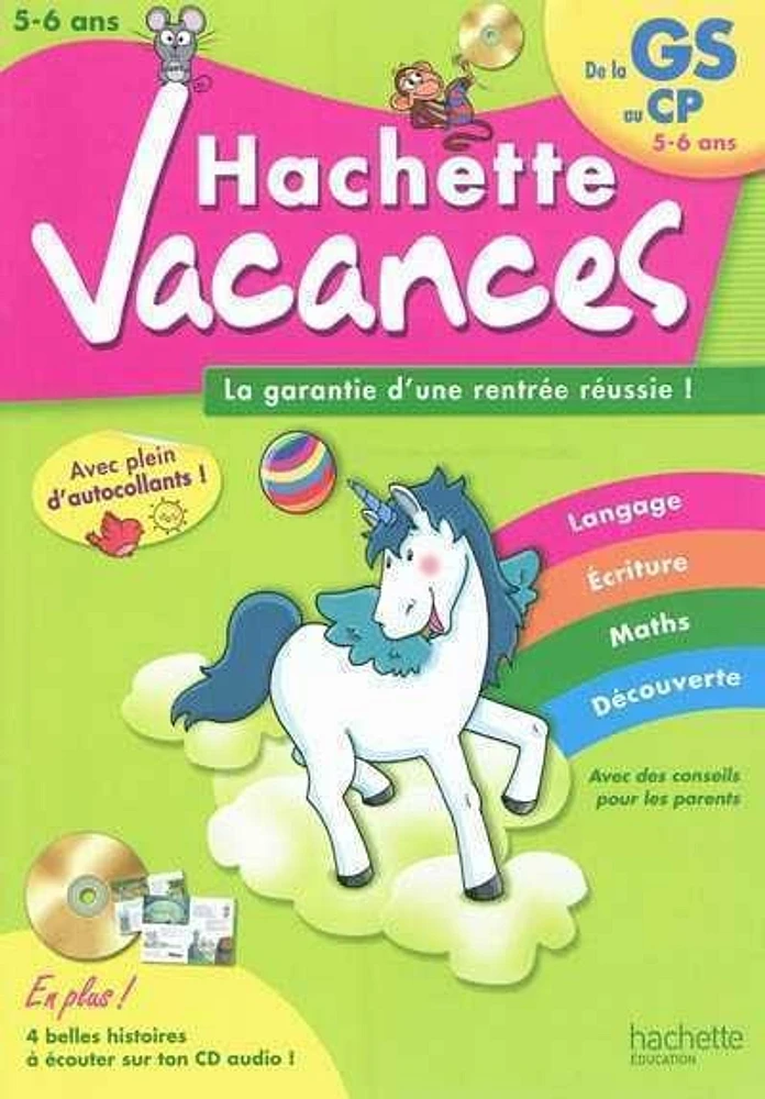 Hachette vacances, de la GS au CP, 5-6ans: la garantie d'une rent