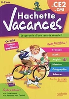 Hachette vacances, du CE2 au CM1, 8-9 ans: la garantie d'une rent