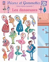 Décors et gommettes 3D: les danseuses