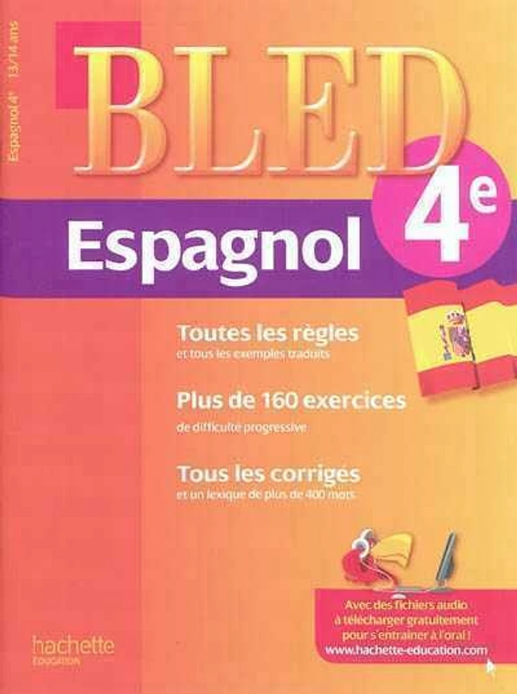 Bled espagnol 4e, 13-14 ans