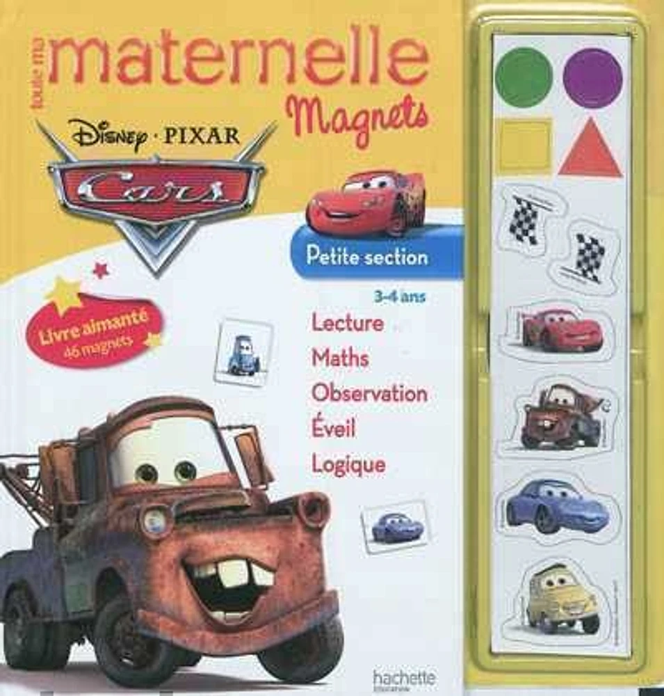 Toute ma maternelle magnets Cars, petite section, 3-4 ans: Magnet