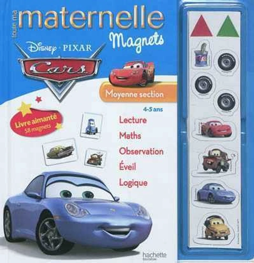 Toute ma maternelle magnets Cars, moyenne section, 4-5 ans: Magne