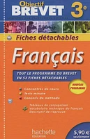 Français 3e: Fiches détachables brevet