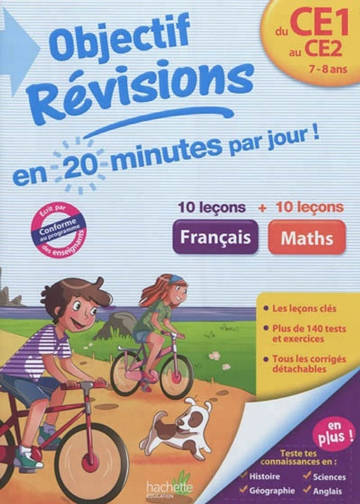 Objectif révisions: Français-maths (du CE1 au CE2 7-8 ans)