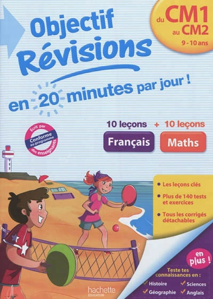 Objectif révisions: Français-maths (du CM1 au CM2 9-10 ans)