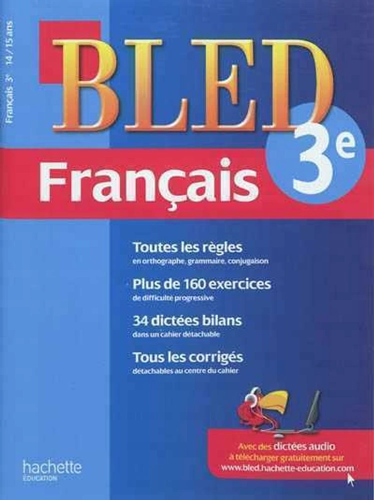 Bled Cahier français 3e (14-15 ans)