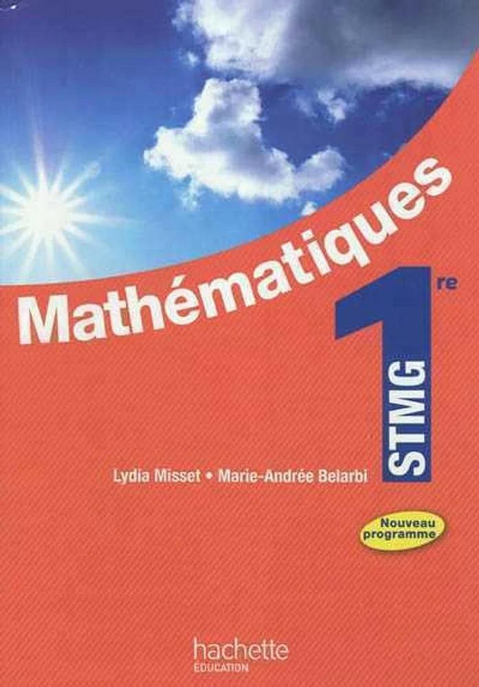 Mathématiques 1re STMG: nouveau programme : grand format