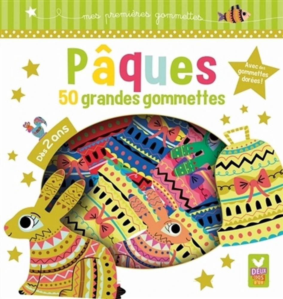 Pâques: 50 grandes gommettes