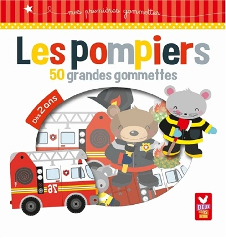 Pompiers: 50 grandes gommettes