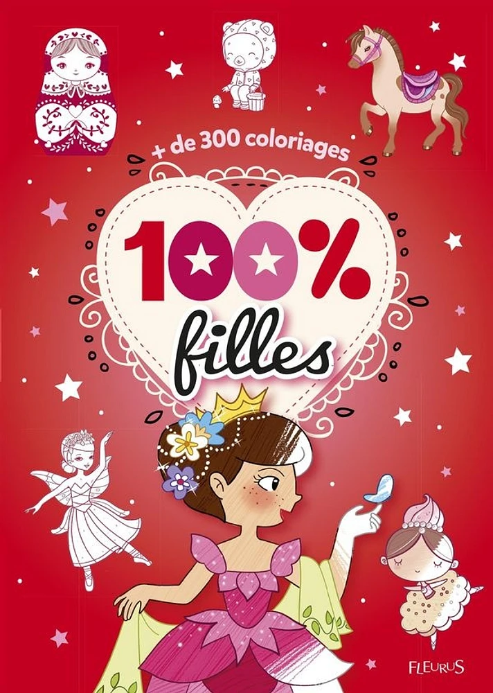 100 % filles : + de 300 coloriages