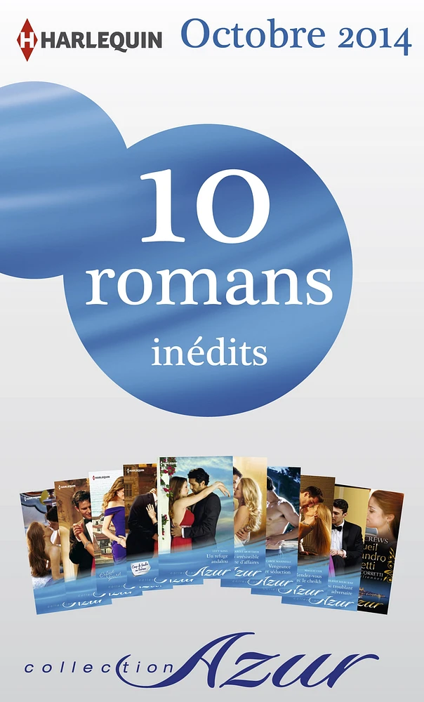 10 romans Azur inédits (no3515 à 3524 - octobre 2014)