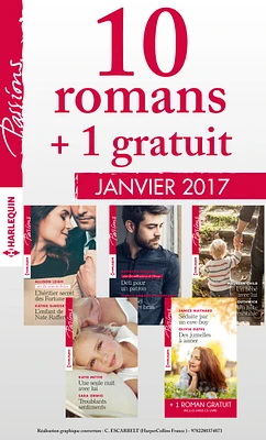 10 romans Passions + 1 gratuit (no635 à 639 - janvier 2017)