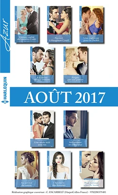 10 romans Azur + 1 gratuit (no3855 à 3864 - Aout 2017)