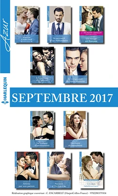 10 romans Azur + 1 gratuit (no3865 à 3874 - Septembre 2017)
