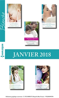 10 romans Blanche + 1 gratuit (Janvier 2018 no1346 à 1350)