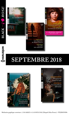 10 romans Black Rose + 1 gratuit (no 495 à 499 - Septembre 2018)