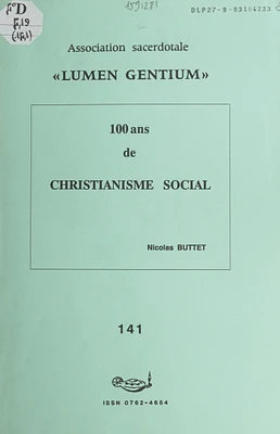 100 ans de christianisme social