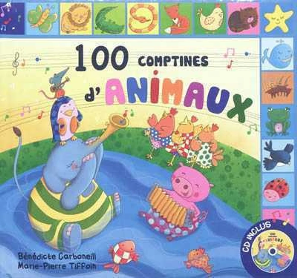 100 comptines d'animaux