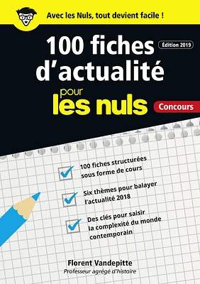 100 fiches d'actualité pour les nuls