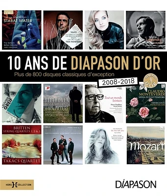 10 ans de Diapason d'or : plus de 800 disques classiques d'exception