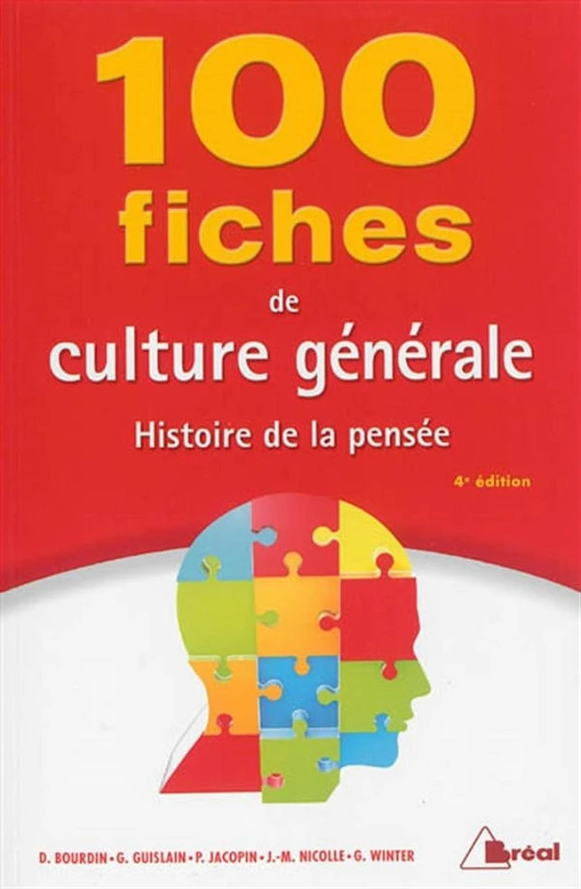 100 fiches de culture générale : histoire de la pensée