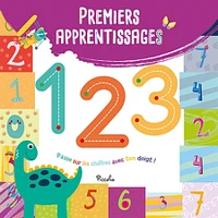 1, 2, 3 : passe sur les chiffres avec ton doigt !