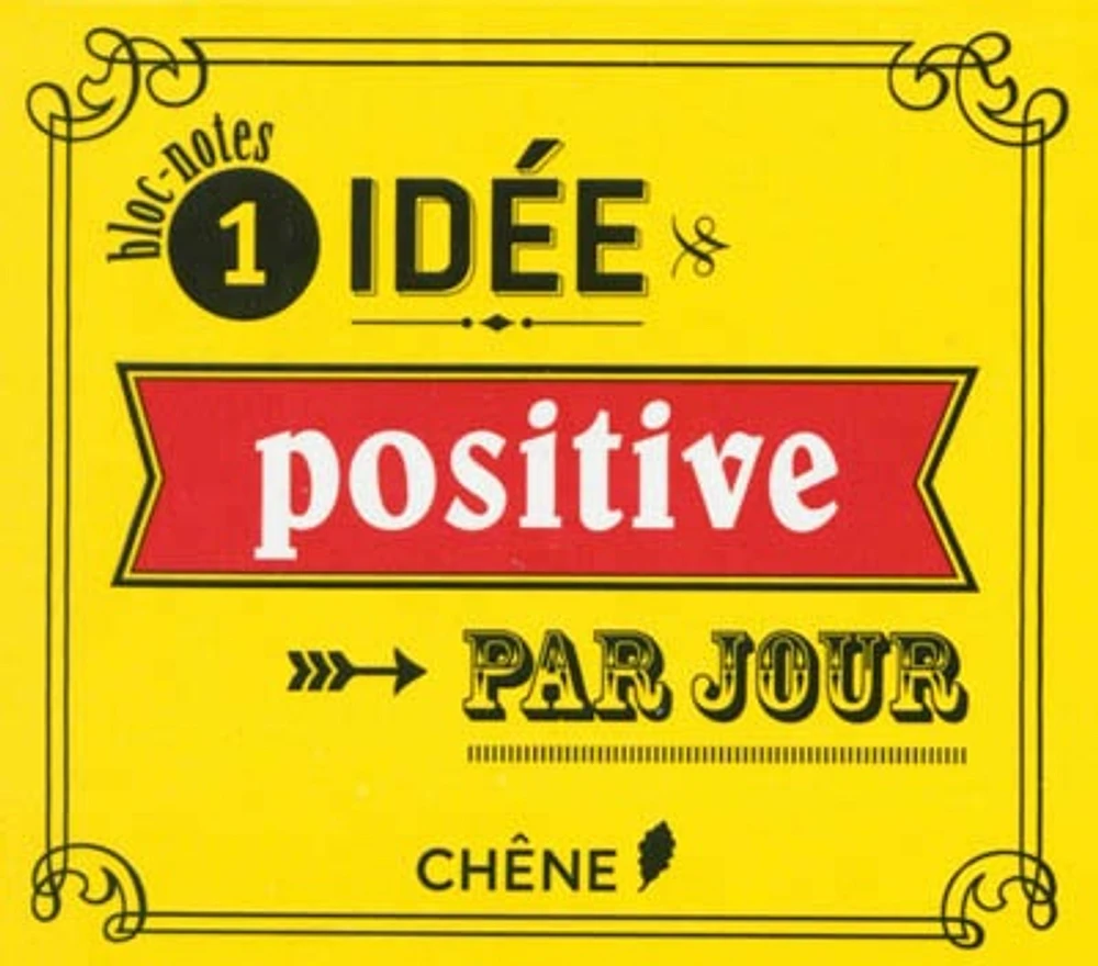1 idée positive par jour : bloc-notes