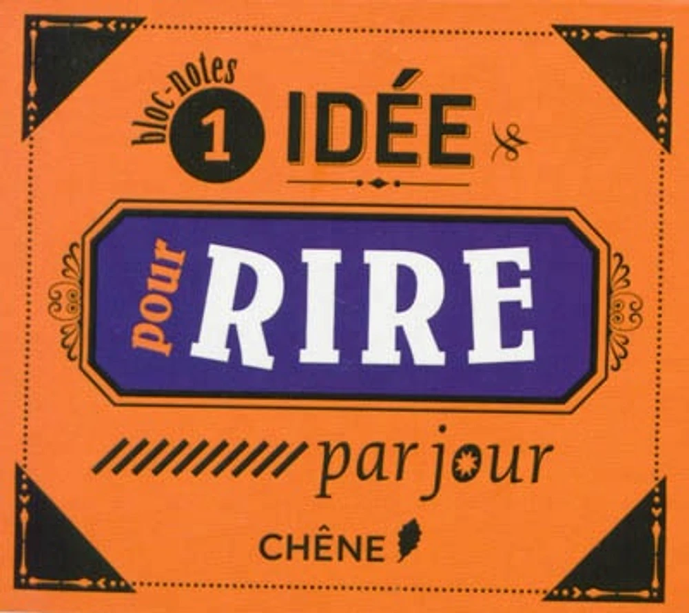 1 idée pour rire par jour : bloc-notes