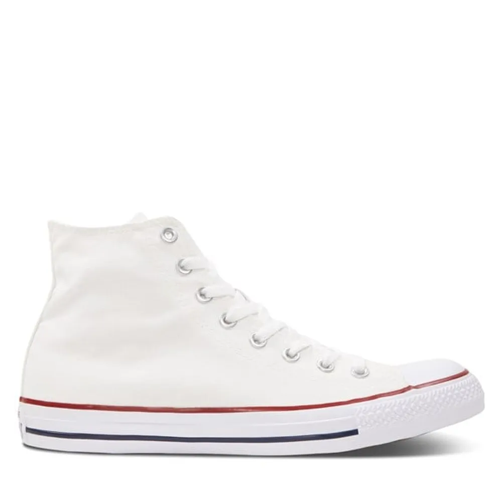 Converse Men's Chuck Taylor All Star Classic Hi Top Sneakers White, Canvas