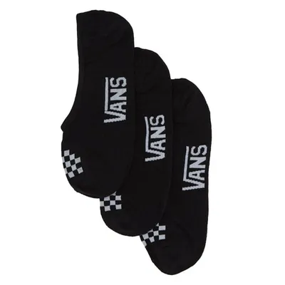 Socquettes Basic Canoodle noires pour femmes en Noir/Blanc - Vans | Little Burgundy Shoes