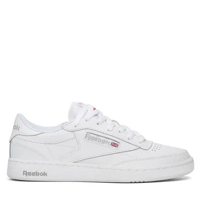 Reebok Women's Classic Club C 85 Sneakers White Misc, Leather