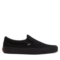 Vans Classic Slip-Ons Black, Womens / Mens Leather