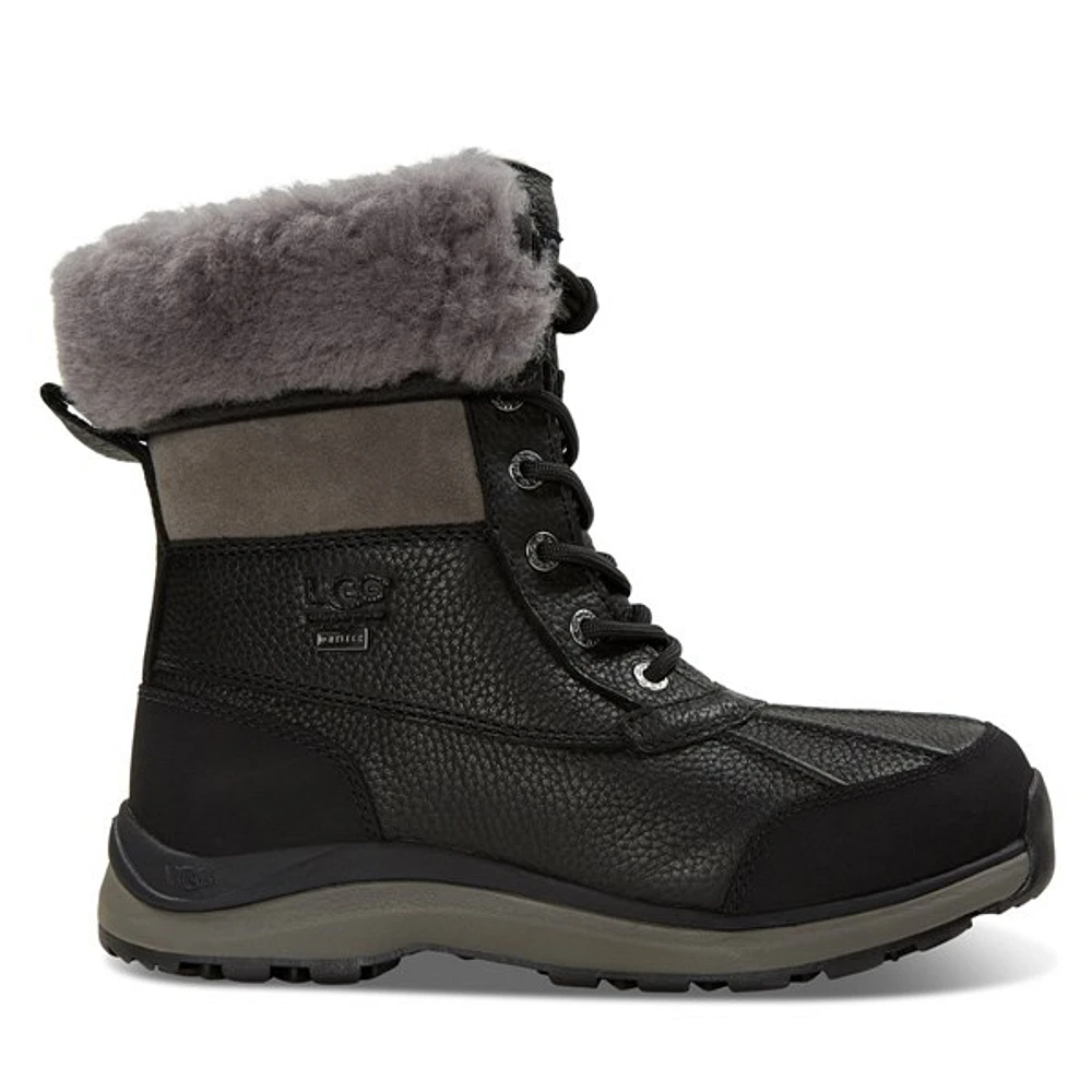 UGG Women's Adirondack Winter Waterproof Boots Black, Leather