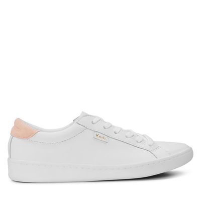 Women's Ace Leather Sneakers White